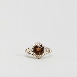 Smoky Quartz Sterling Silver Ring